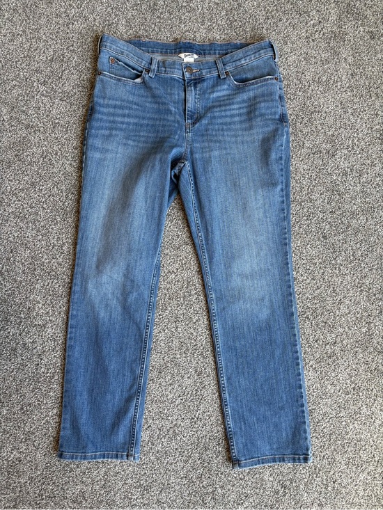 Duluth Trading Co Denim - Duluth Trading Co Straight Leg Blue Jeans size 12 Cowgirl Rodeo Western